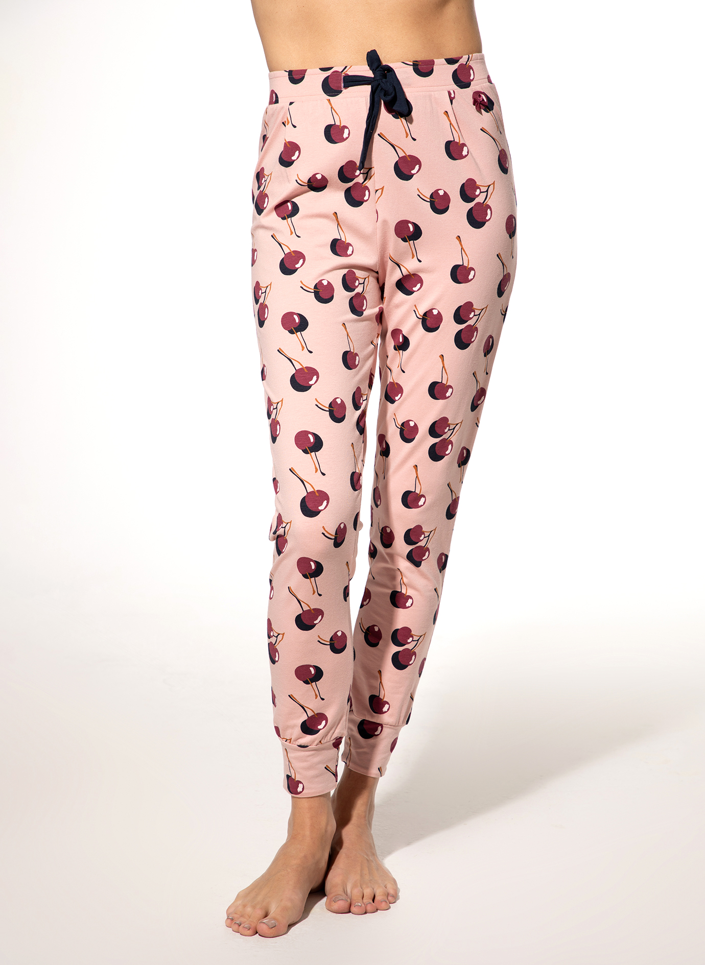 Damen Schlafhose Rosa