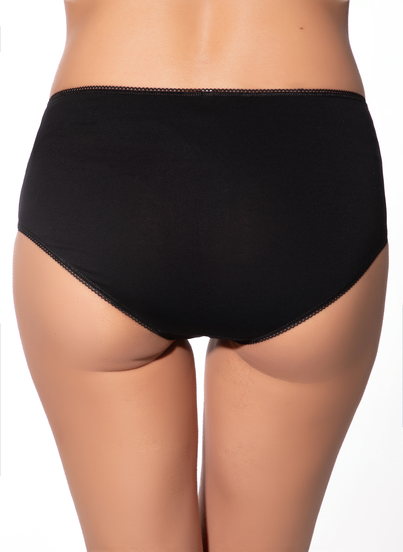 Unterwäsche, Höschen, Schwarz, Weiche Textur, High-Waist?