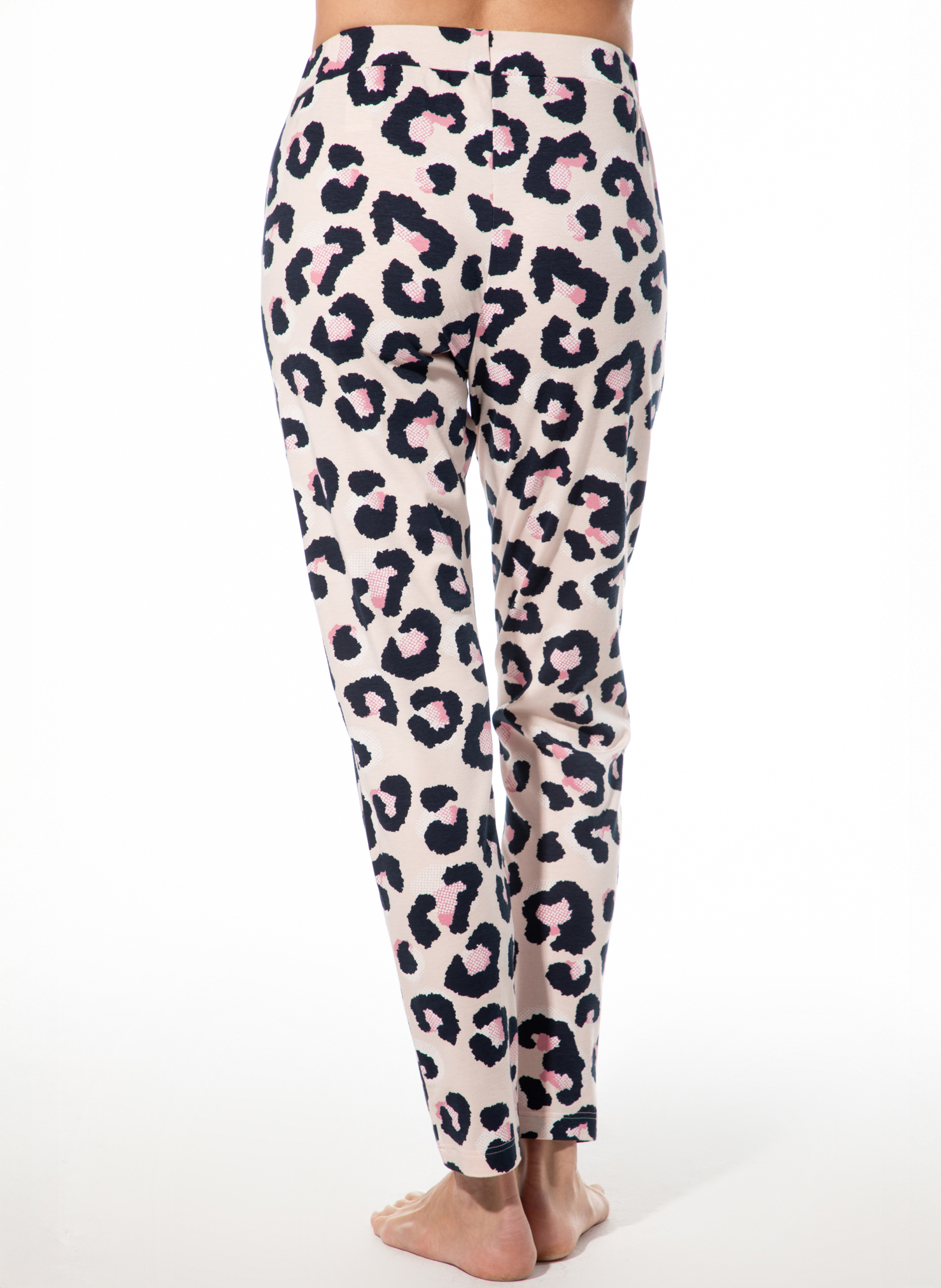 leggings,  leopard print,  animal print,  skinny fit,  pink beige, Leggings, Leopard print, Muster-Leggings, Beige, Elastischer Bund