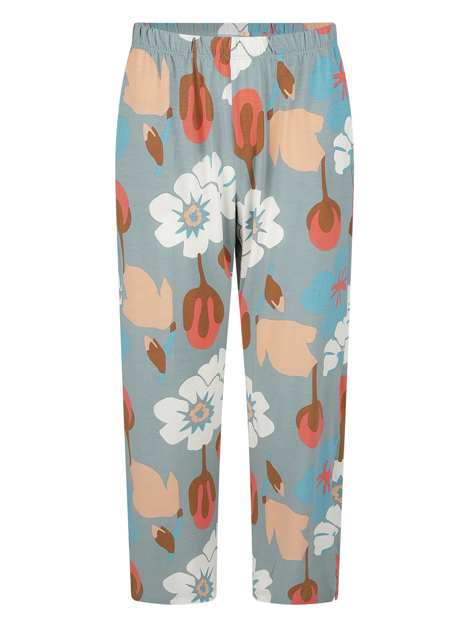 Damen-Schlafhose 7/8 blau