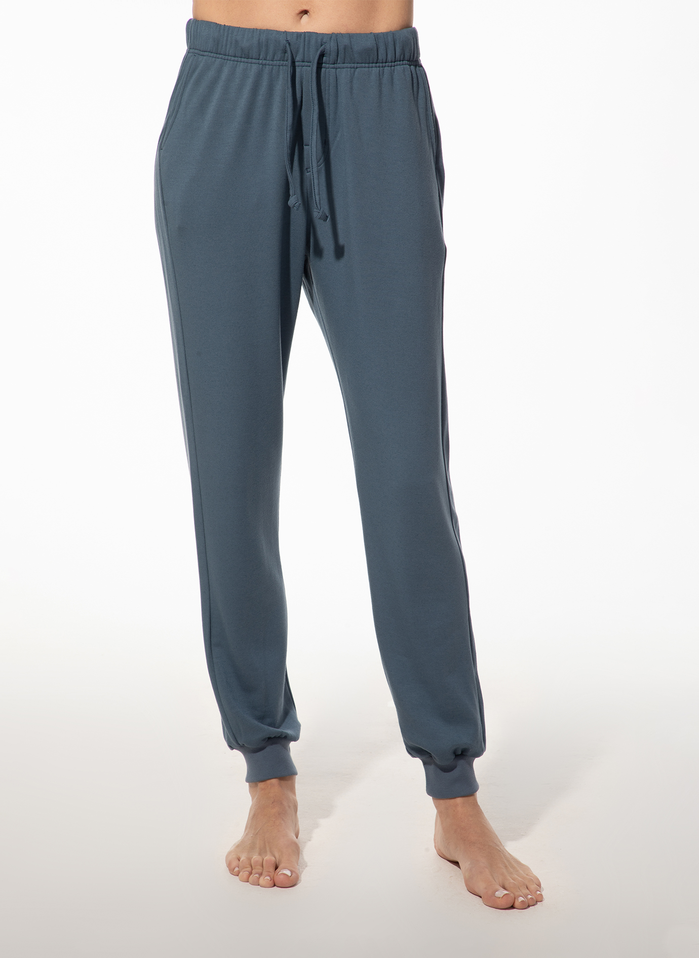 Damen-Loungehose blau