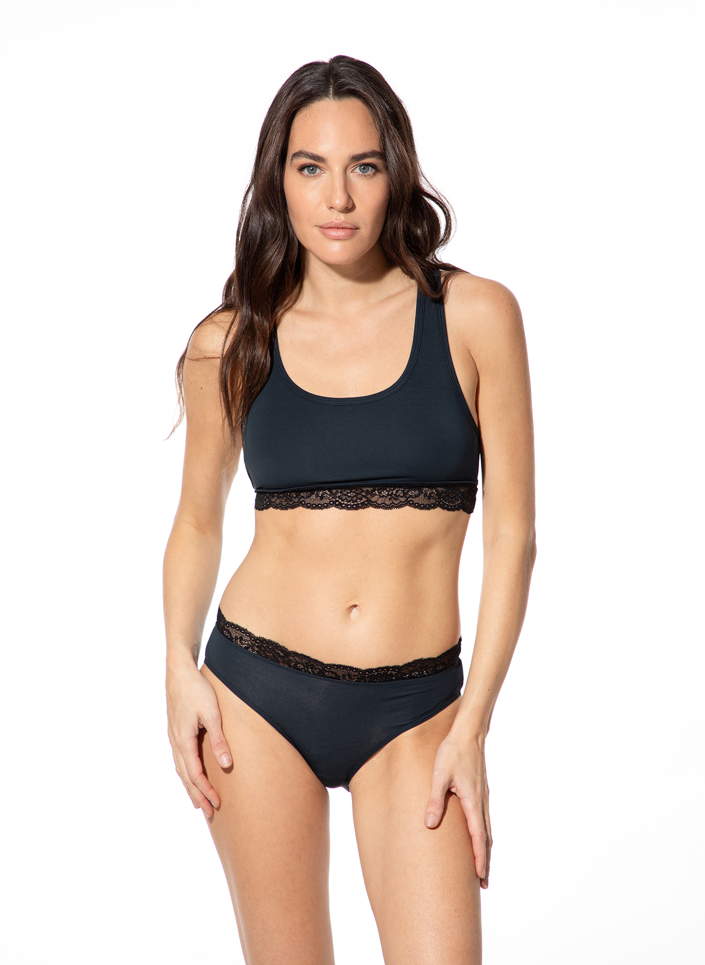 Damen Bustier dunkelblau