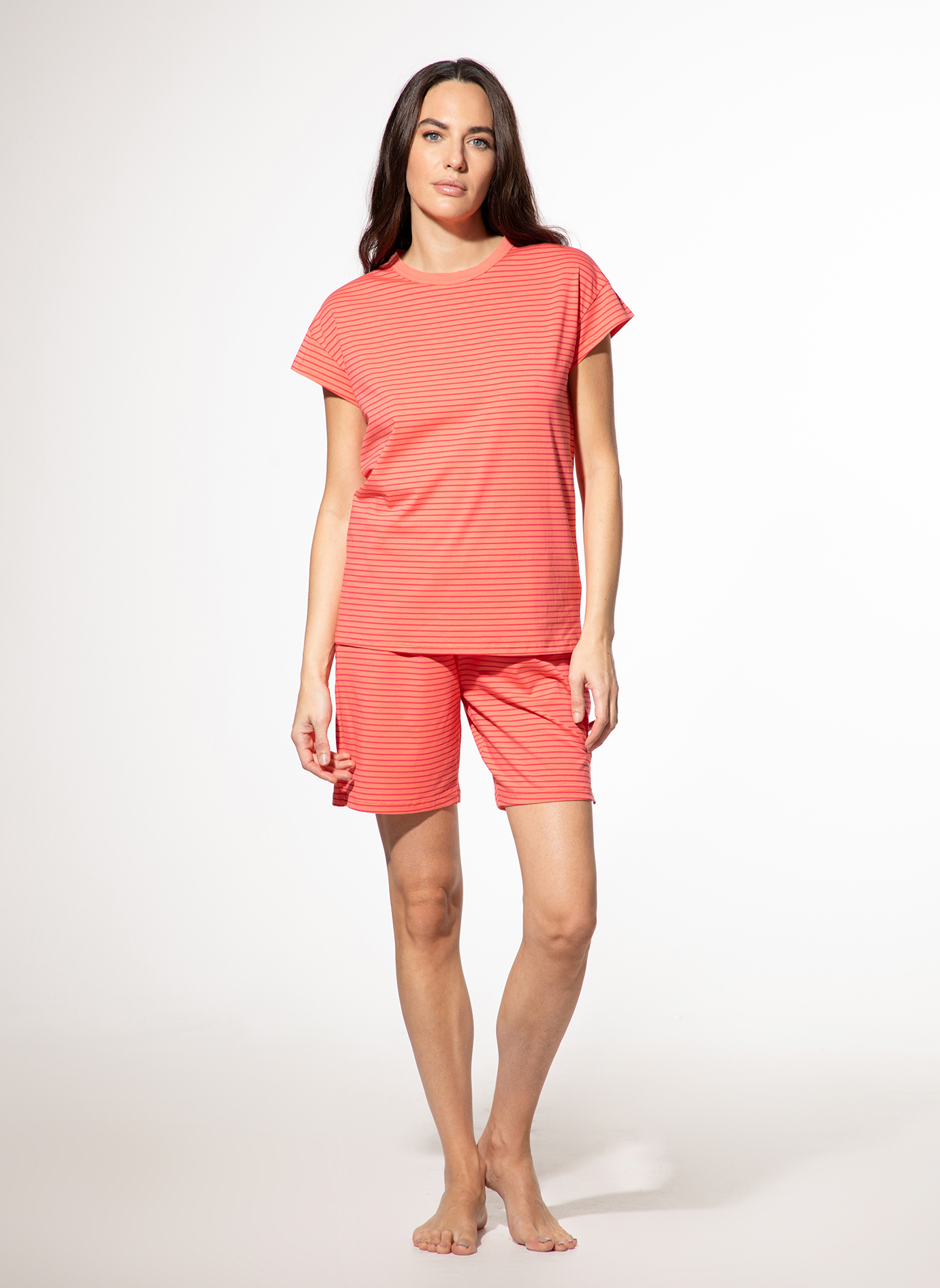 Damen T-Shirt orange