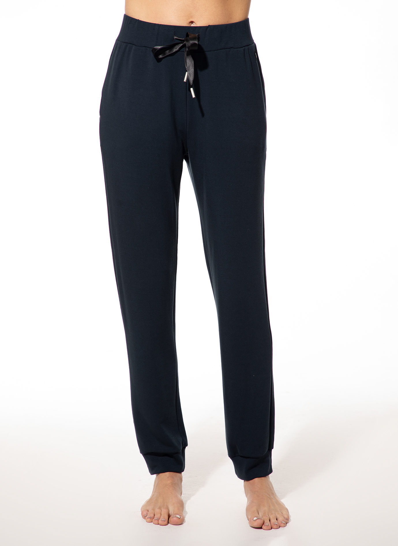 Damen Sweathose Dunkelblau aus Viskose
