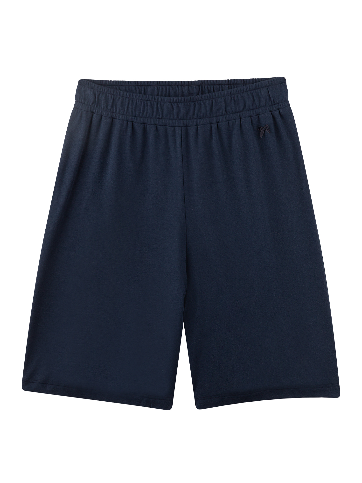Hosenhose, Shorts, Navy, Stoff, Elastischer Bund