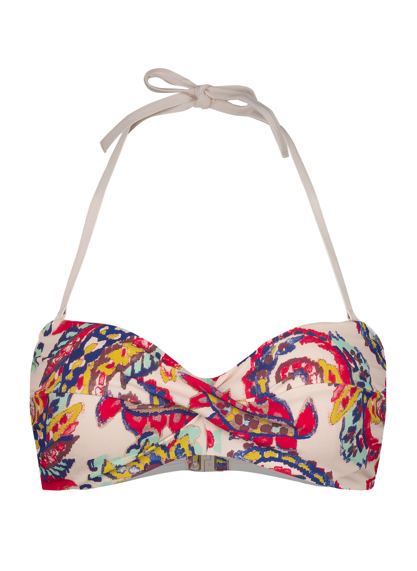 Bandeau Bikini  Top mit Bügeln Rosa