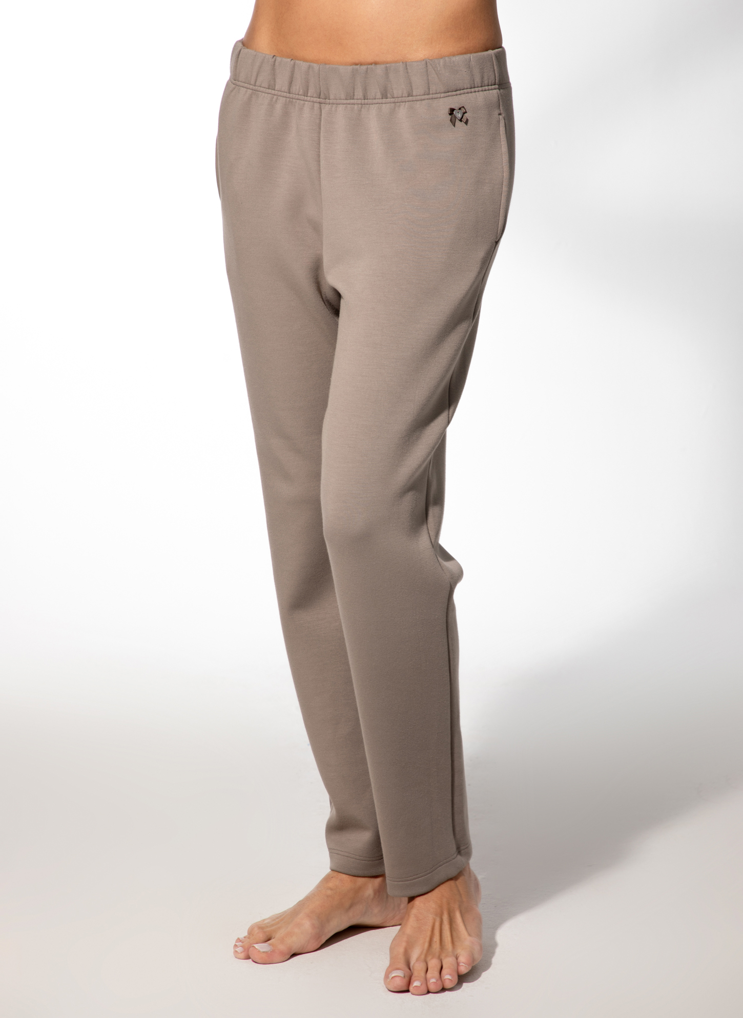 Damen-Loungehose braun