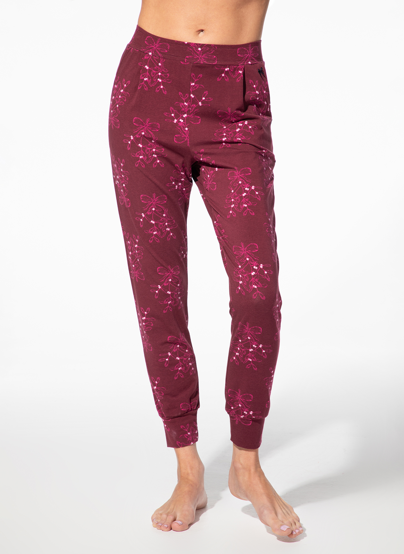 pantalones, joggers, leggings, bordo, floral