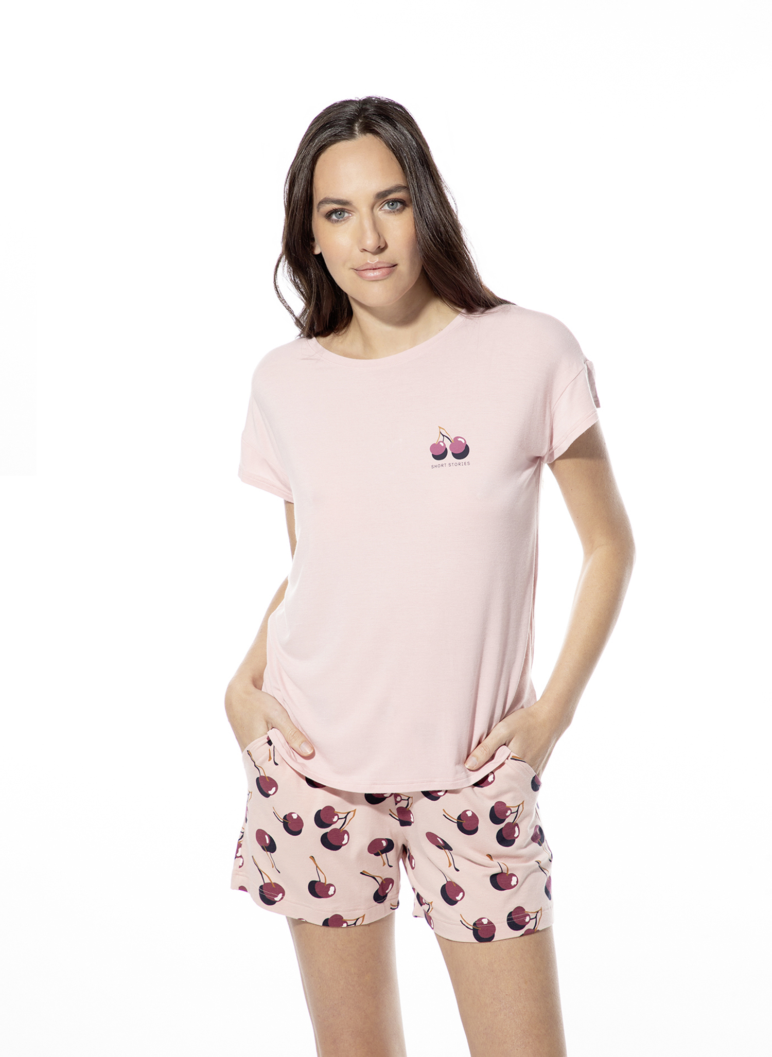 Damen T-Shirt Rosa