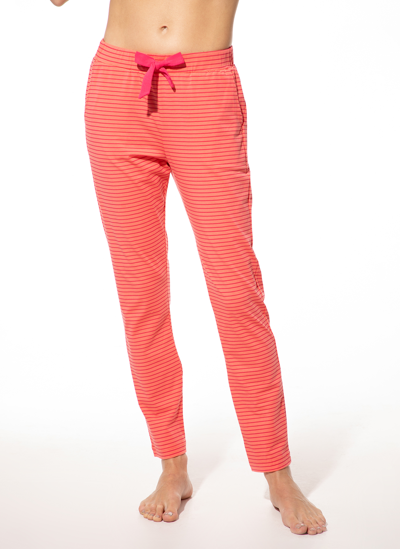 Damen-Schlafhose orange