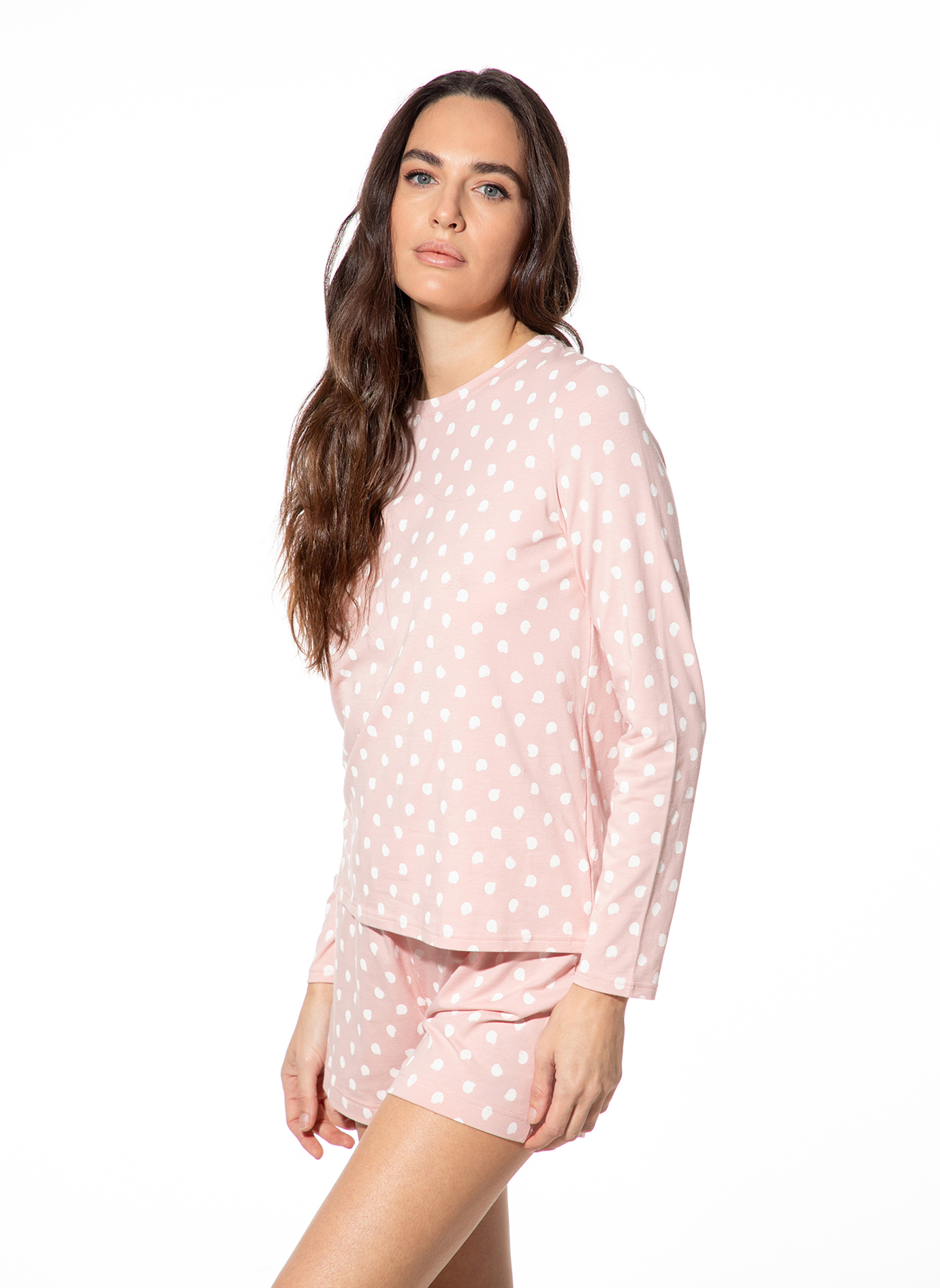 Damen Langarmshirt Rosa
