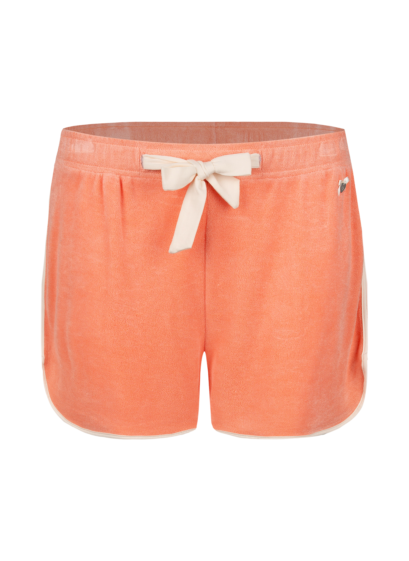 Damen Schlaf-Shorts Rosa aus Frottee