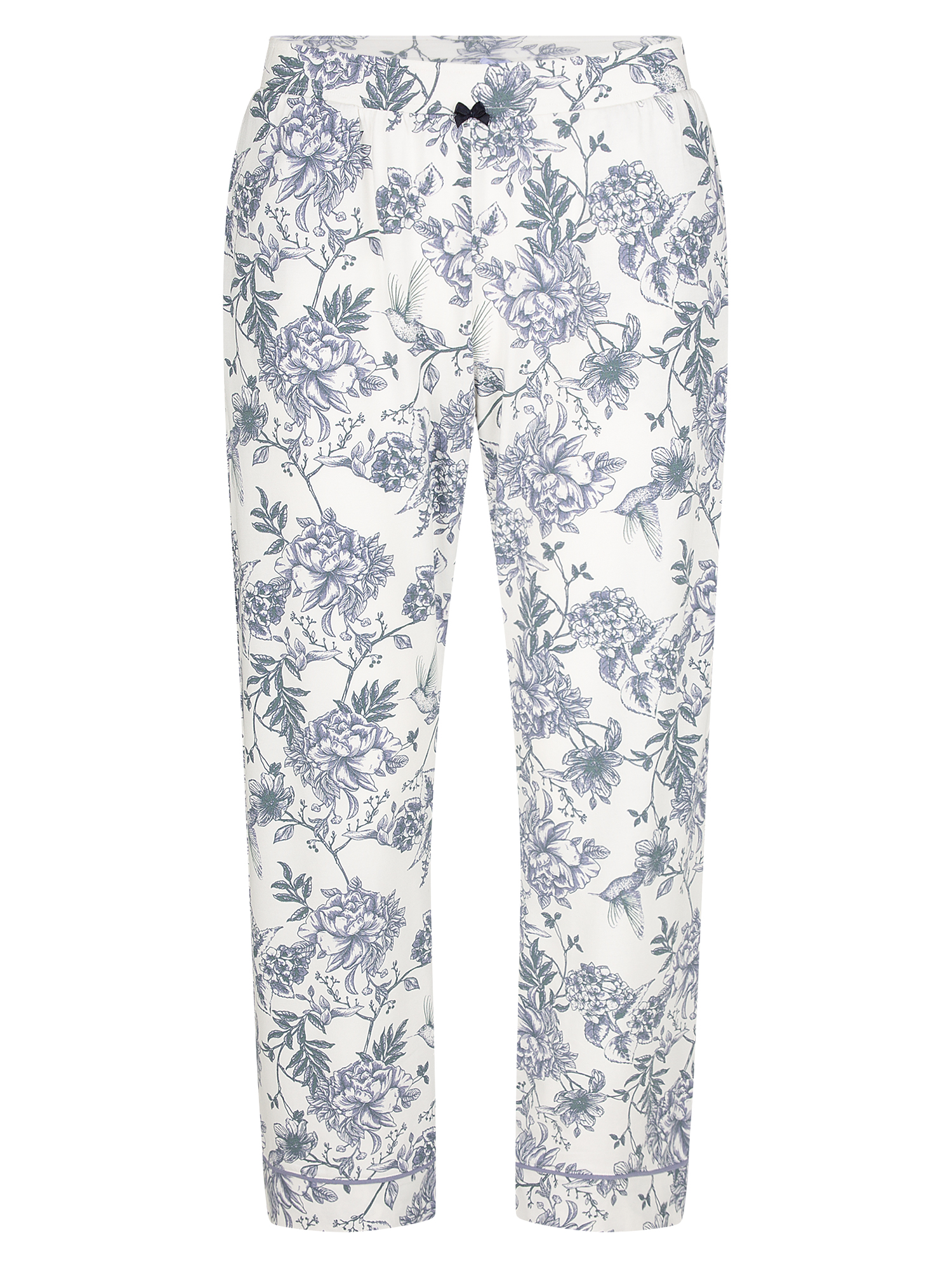 Hose, Blumenmuster, Hosenbein?, Damenhose, Floralprint