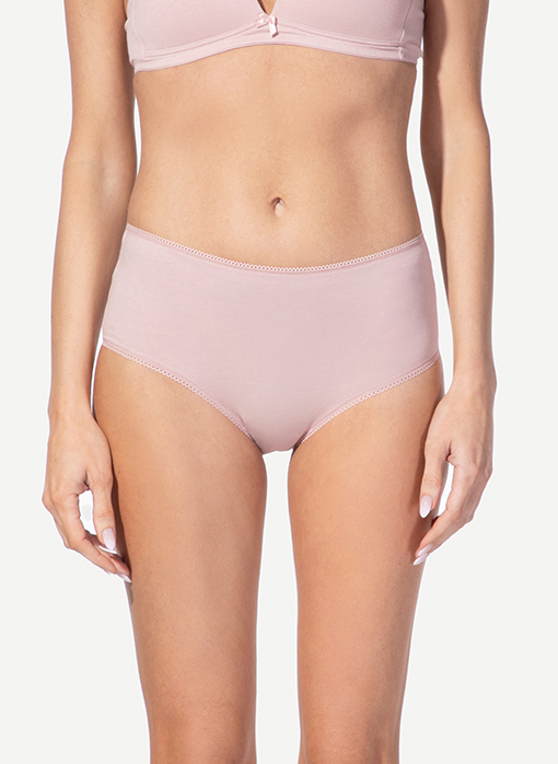 Unterwäsche, Bikini-Slip, Höschen, Rosa, Baumwolle